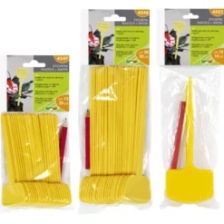 Etichetta diritta con gambo cm 4,0x3,5x12h (busta 25 pz)