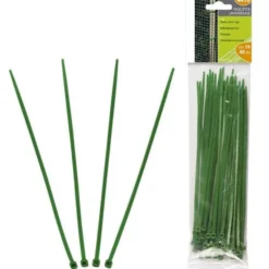 Fascetta universale dentellata lunghezza mm 190 busta 50 pz colore verde