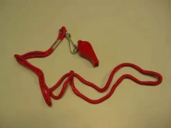 Fischietto plastica con cordicella