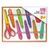 Forbici con 8 lame decorative in scatola