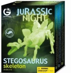 Geoworld CL139K - Jurassic Night Stegosauro Scheletro