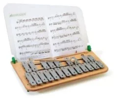Glockenspiel diatonico+cromatico soprano con portaspartito 22 note