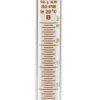 Graduated cylinder, tall, 25 mL, Borosil