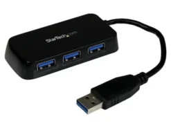 Hub Mini USB 3.0 SuperSpeed a 4 porte portatile