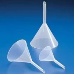 Imbuto in plastica gambo corto per analisi Ø 100 mm in PP