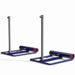 Impianto minitennis trasportabile con ruote zavorrato con basi 5050