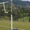 Impianto pallavolo trasportabile su ruote con basamento polivalente