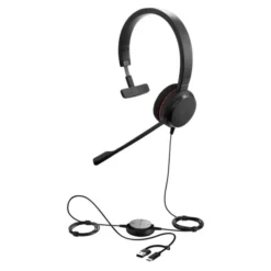 Jabra Evolve 20 MS mono - Cuffie con microfono - over ear USB-C/USB-A
