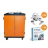 Kit CampusCart VR - 24 Visori Meta Quest 3S 128GB con Carrello, Mozaik 3Y