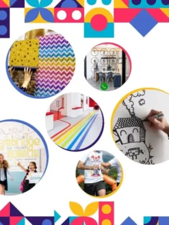 Kit materiali per la creazione di grafiche per ambienti educativi standard