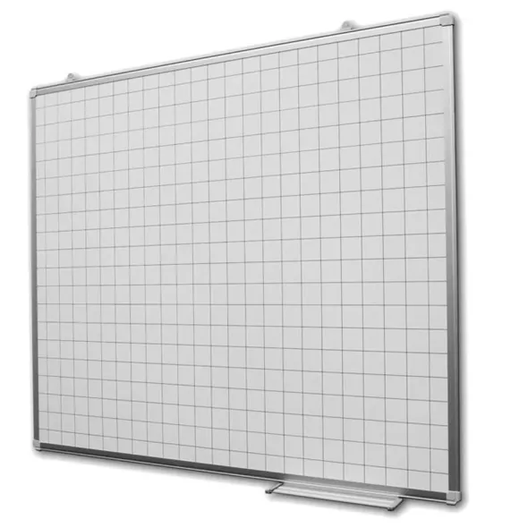 LAVAGNA BIANCA MAGNETICA QUADRETTATA - 180 x 120 CM