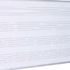 LAVAGNA BIANCA PENTAGRAMMATA - 150x100 CM