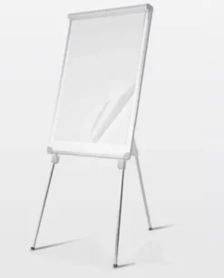 LAVAGNA MAGNETICA BIANCA A FOGLI MOBILI SU TREPPIEDE 70x100