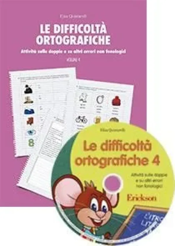 Le difficoltà ortografiche 4 (KIT: Libro + CD-ROM)