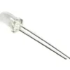 LED, ROUND, 5MM, COOL WHITE, 35CD