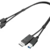 Lenovo Dual Head - Kit cavo display/USB - USB Tipo A, DisplayPort