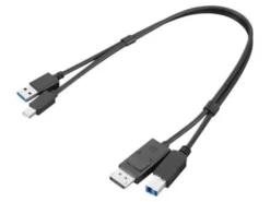 Lenovo Dual Head - Kit cavo display/USB - USB Tipo A, DisplayPort