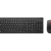 Lenovo Essential Wireless Combo Keyboard & Mouse Gen2 Black-Italy