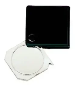 Lente con chiusura tascabile ingrandimento 3x 50x40 mm