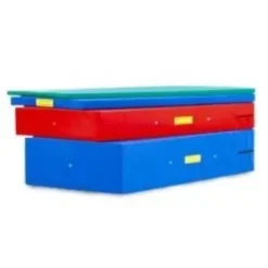 Materasso in heliocel espanso rivestito PVC, densità 25, cm. 200x100x5