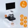 MicroCampus Auge 4 - Microscopio digitale per la didattica 40x-1600x 5MP, LCD 7", HDMI, SD