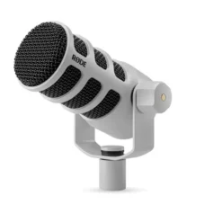 Microfono PodMic WHITE dinamico ottimizzato per Podcasting