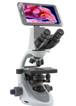 Microscopio biologico digitale Binoculare con tablet 2