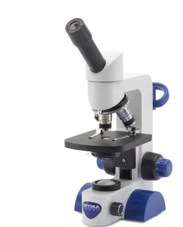 Microscopio monoculare biologico 400x con batterie ricaricabili