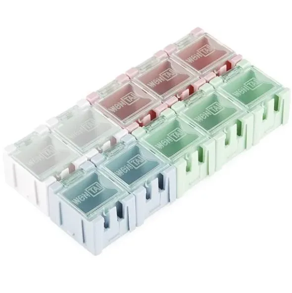 Modular Plastic Storage Box (10 pz)