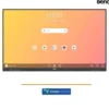Monitor interattivo Benq RE7504A 75" 4k Ultra-HD Android 14+Google EDLA con WiFi e Mozaik