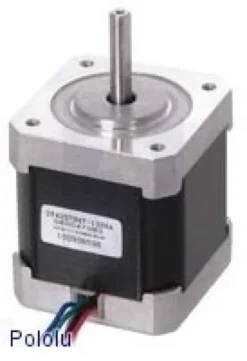 Motore Stepper: Unipolar/Bipolar, 200 Steps/Rev, 42×48mm, 4V, 1.2 A/Phase