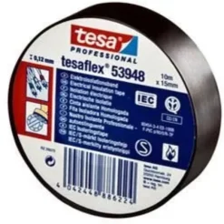Nastro adesivo isolante Tesa - professionale - 1,5 cm x 10 m - nero