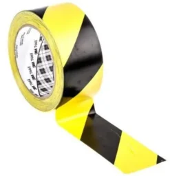 Nastro segna corsie Gomma Nero/ giallo 3M Vinile, 50mm x 33m, spessore 0.13mm 766