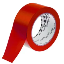 Nastro segna corsie Gomma Rosso 3M Vinile, 50mm x 33m, spessore 0.13mm 764