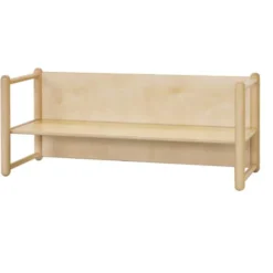 Panca in legno multiuso 16/21/31H cm
