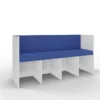 Panca Zioxi Reading Nook 148x45x76h cm (3 posti) - BLU