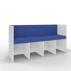 Panca Zioxi Reading Nook 148x45x76h cm (3 posti) - BLU