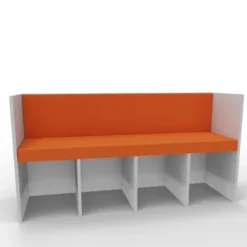 Panca Zioxi Reading Nook 148x45x76h cm (3 posti) - SQUASH ITA05