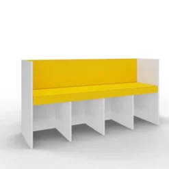 Panca Zioxi Reading Nook 148x45x76H cm (3 posti) - YELLOW