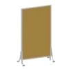 Pannello fonoassorbente color giallo - 100x4x180H cm con ruote