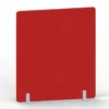 Pannello fonoassorbente 100x160H con piedini (mod. Silenzio) - ROSSO