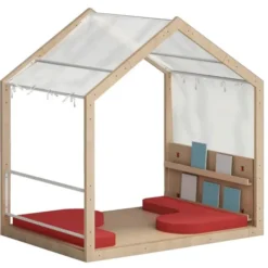 Pannello portalibri per Casetta in legno 105X55H