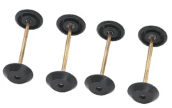 PASCO Assali di ricambio per carrelli 4 pz ME-6957