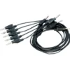 PASCO Cavetti elettrici 4 mm di sicurezza (neri, 5 pack) SE-9751