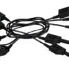 PASCO Cavi Patch Neri Protetti EM-9745