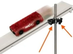PASCO Morsetto fissaggio rotaia a stativo 12,7mm - Track Rod Clamp ME-9836