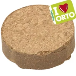 Pastiglia in fibra di cocco ø mm 40xh10 busta 12 pz
