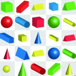 Percorso per Bee-Bot e Blue-Bot: forme 3D