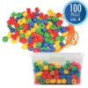 PERLE DA INFILARE GRANDI CM.4 - BAULETTO 100 PEZZI
