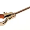 Pinza in Acciaio con gambo libero branche tonde Apertura 50 mm